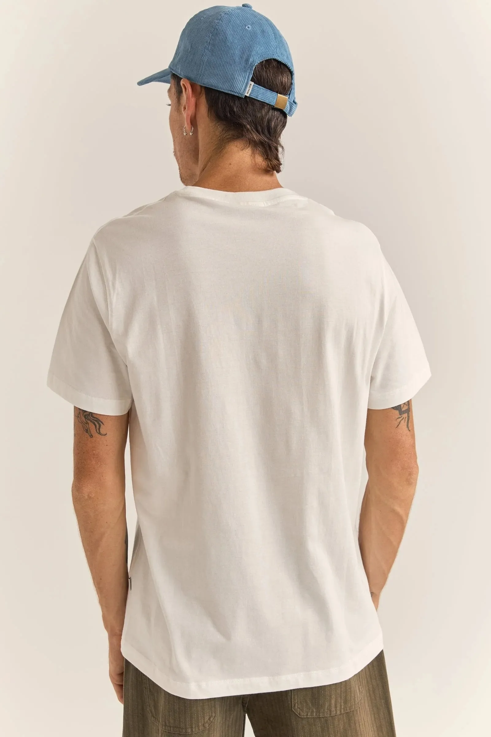Eco Friendly Dye Brand Tee White