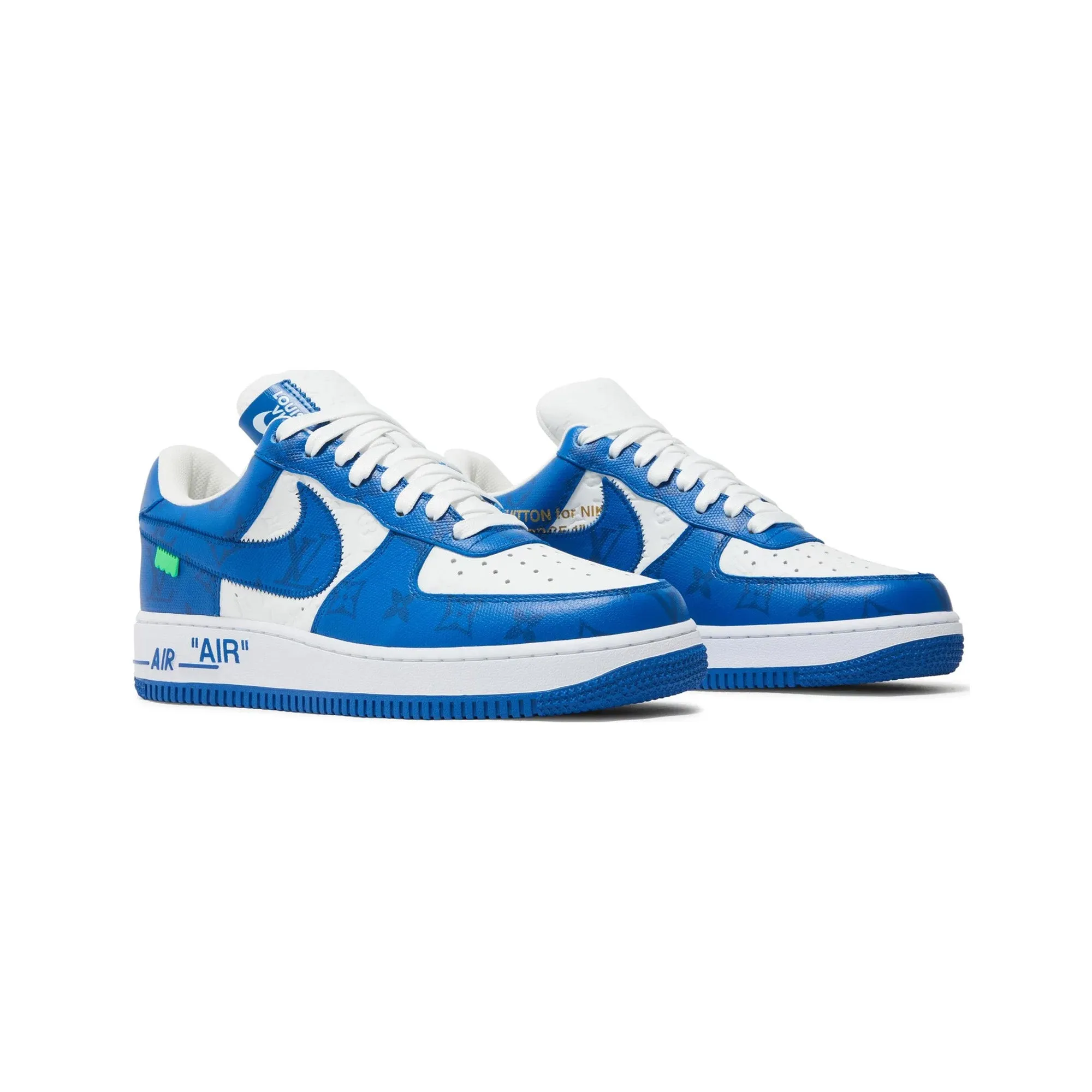 Breathable Support Unique Design Air Force 1 Low x Louis Vuitton x Virgil Abloh 'White Royal' (2022)