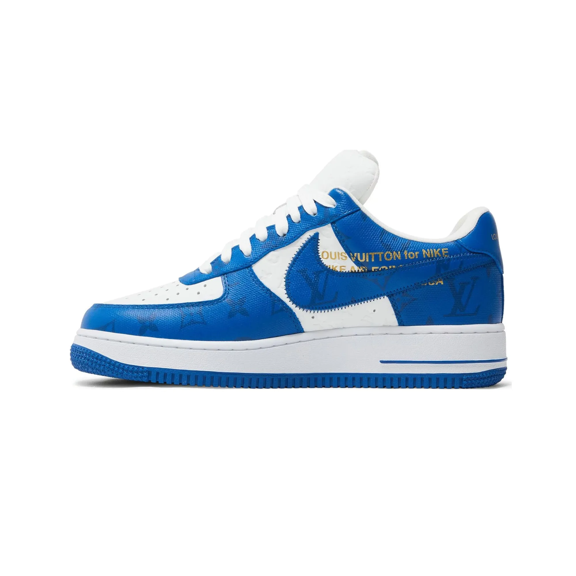 Comfortable Fitment Air Force 1 Low x Louis Vuitton x Virgil Abloh 'White Royal' (2022)