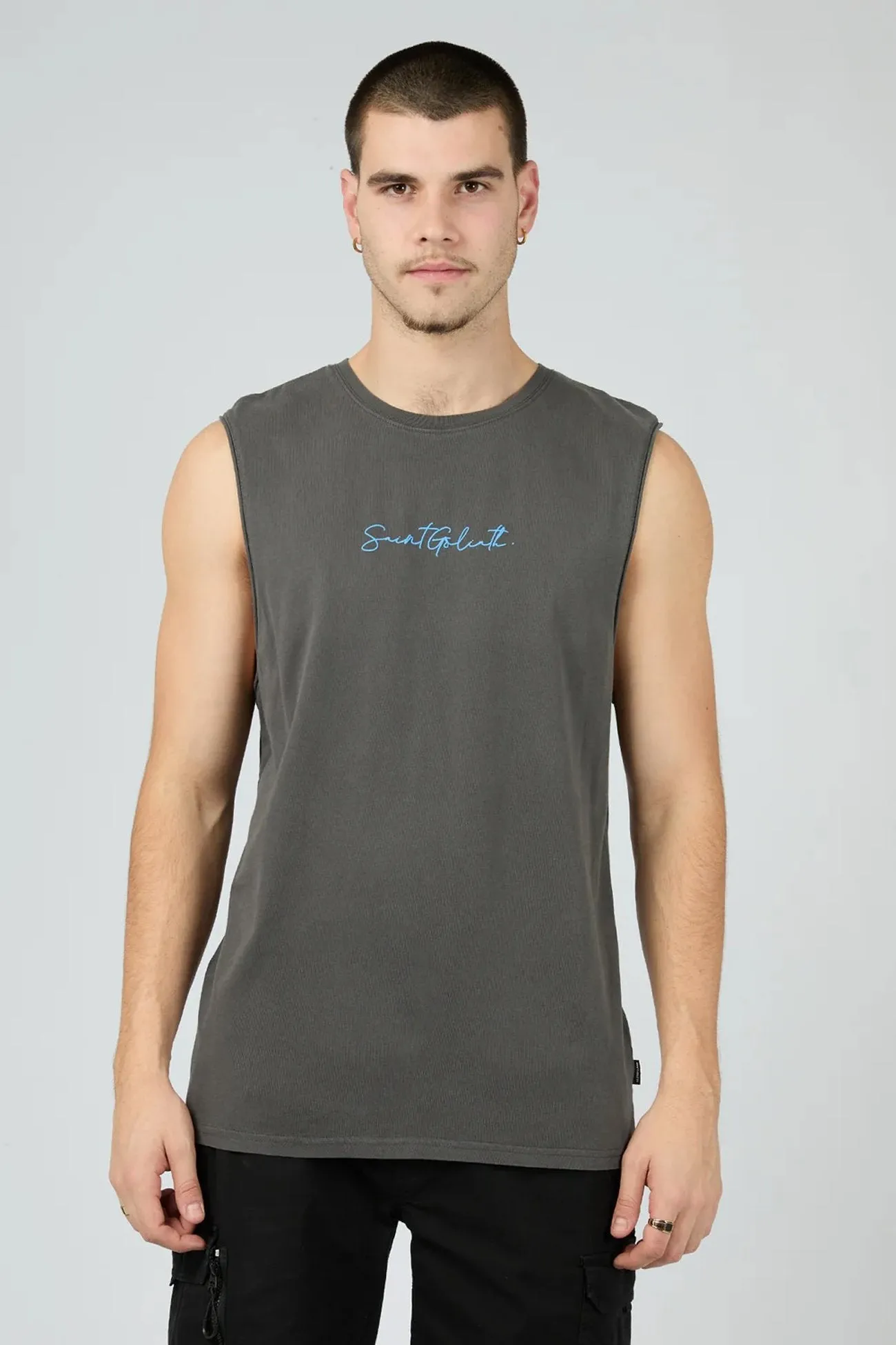 Link Script Muscle Washed Black QuickDryConstruction