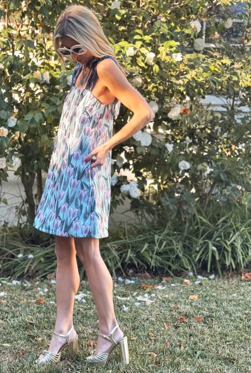 Artistic Flair Pillar Dress MINI - Tulip Jacquard