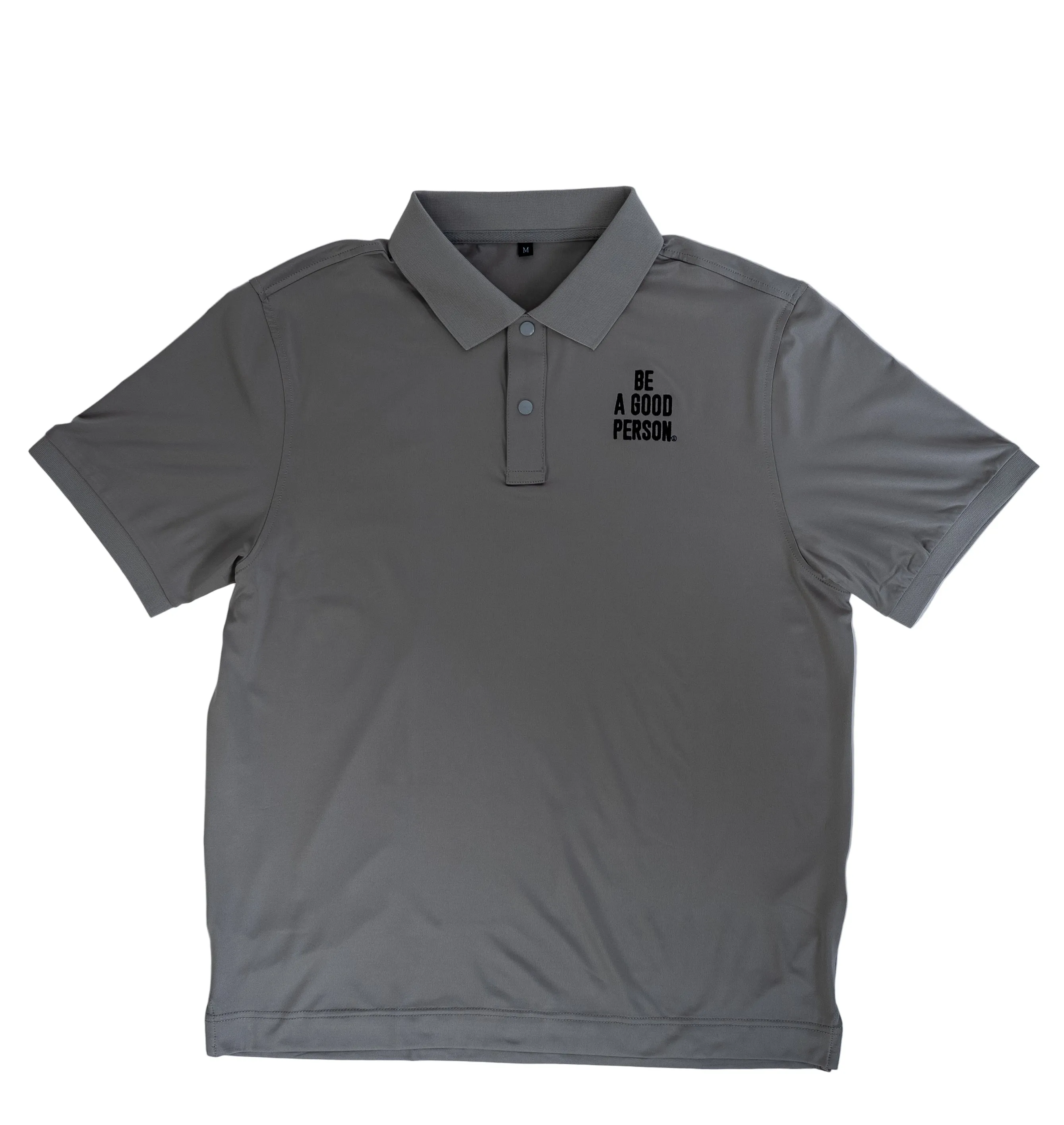 UV protection layer Breathable Mesh Insert Signature Sleeve Polo - Grey