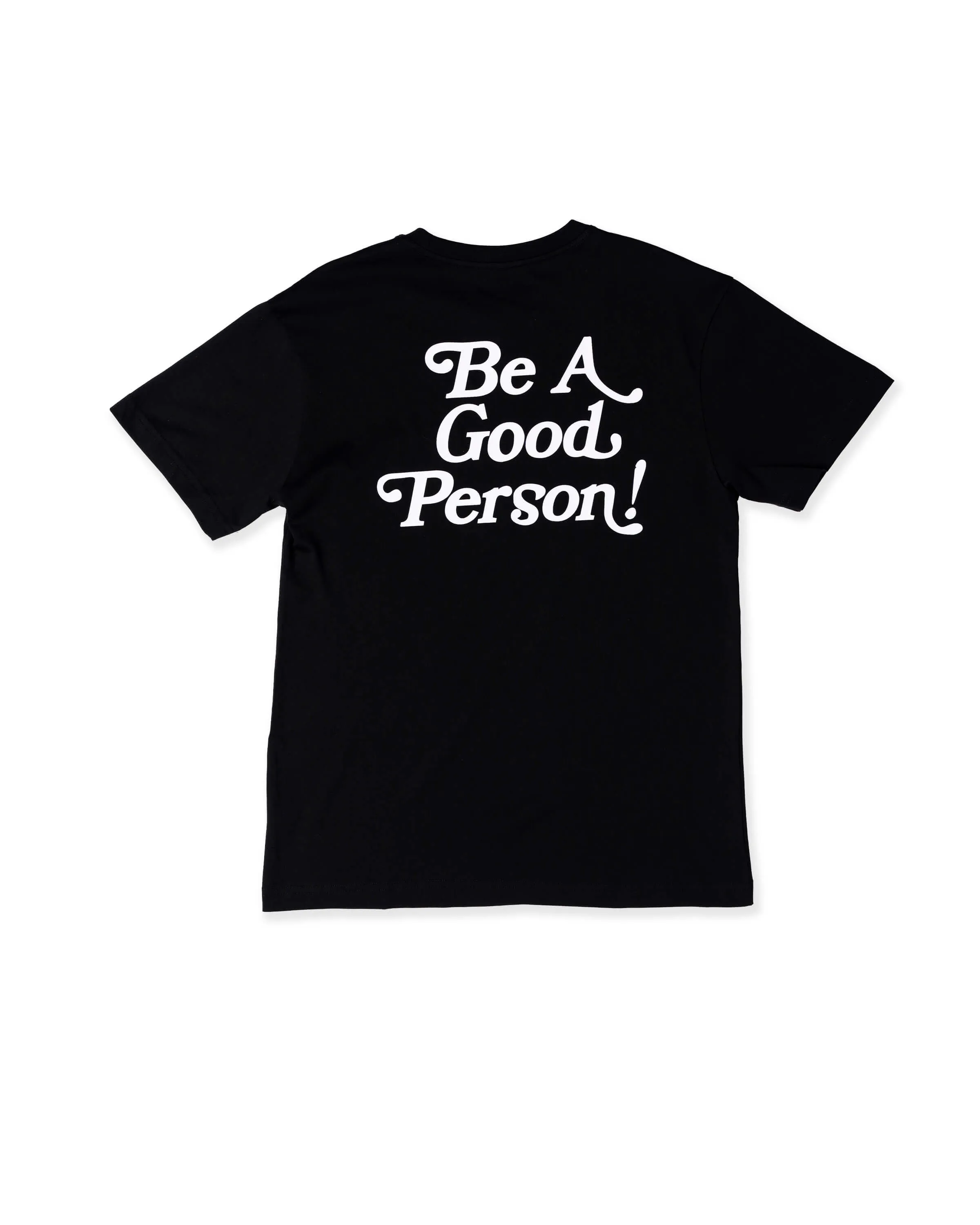 Exclamation T-Shirt - Black Wrinkle Resistant Finish Quick-Dry Fabric