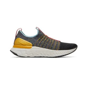 Mid Top Style Nike React Phantom Run Flyknit 2 'Black Phantom' Women's