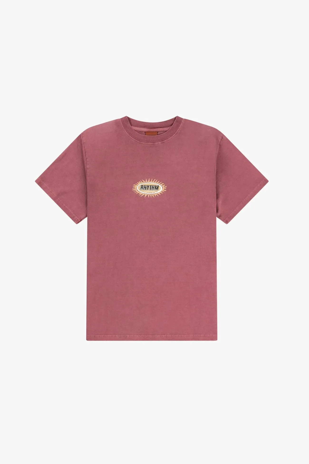 Ellipse Sun Short Sleeve T-Shirt Merlot ReinforcedShoulders Athletic Wear