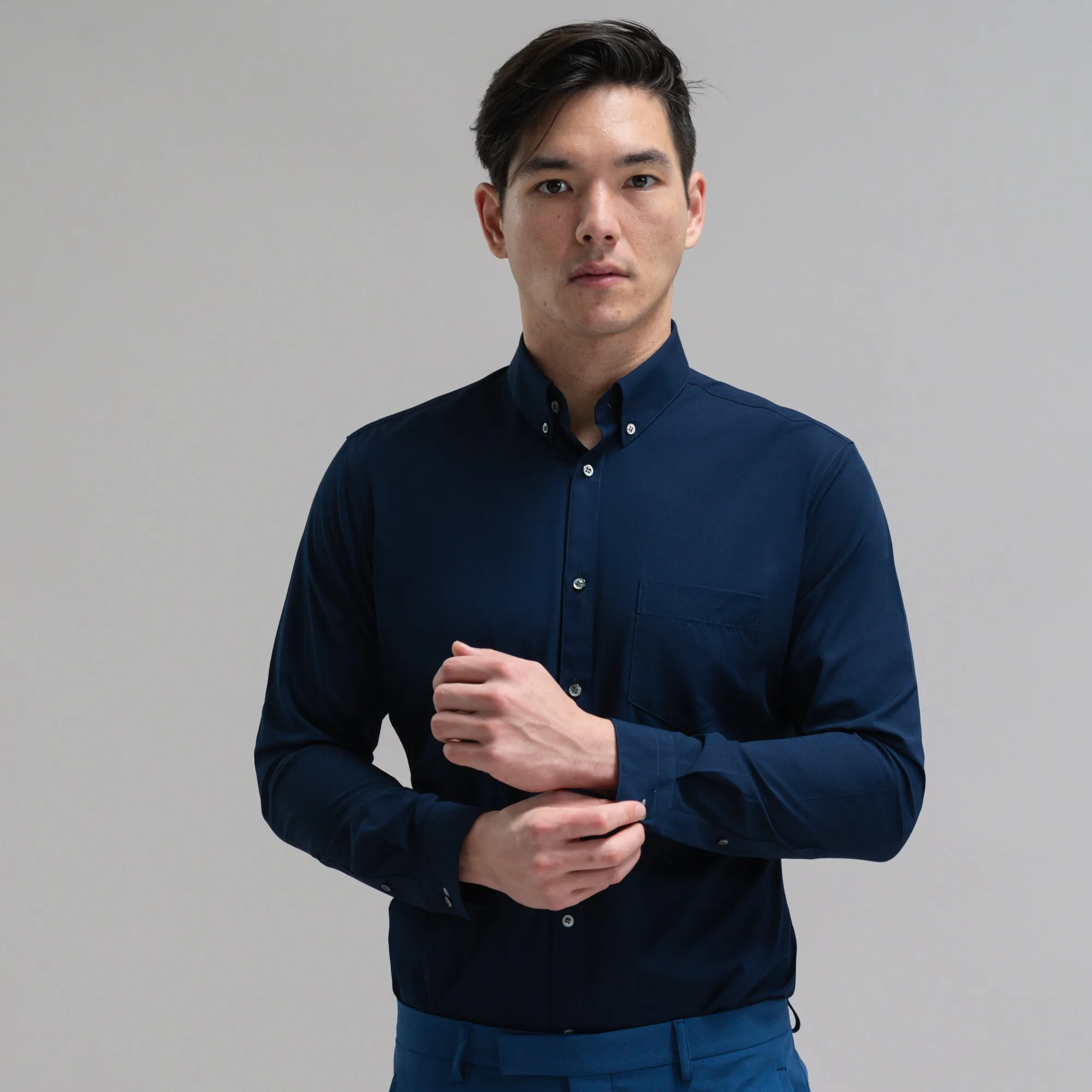 Asymmetrical Cut Customizable Design BreezeTech Mercer Shirt
