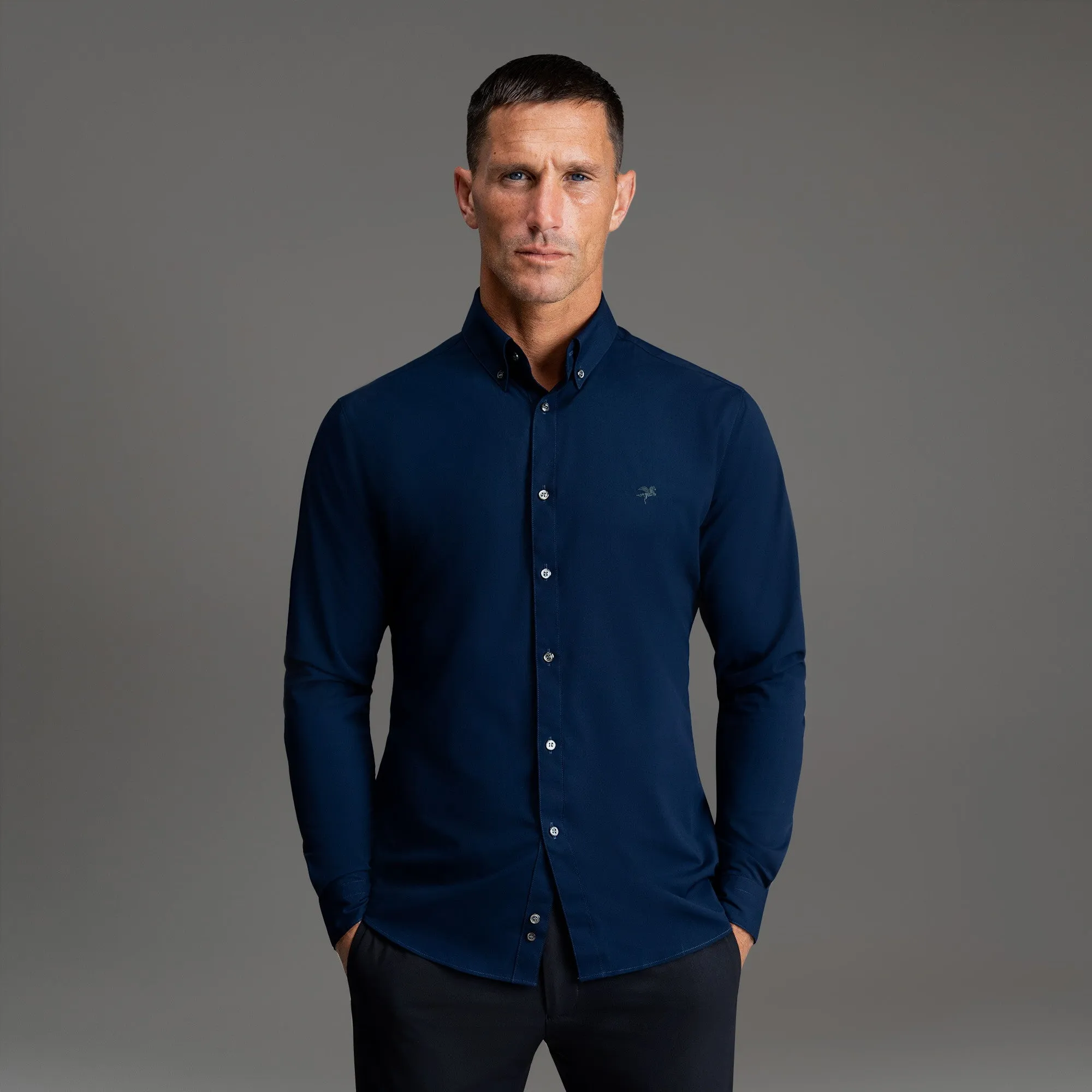 BreezeTech Mercer Shirt Geometric Print Pastel Shade