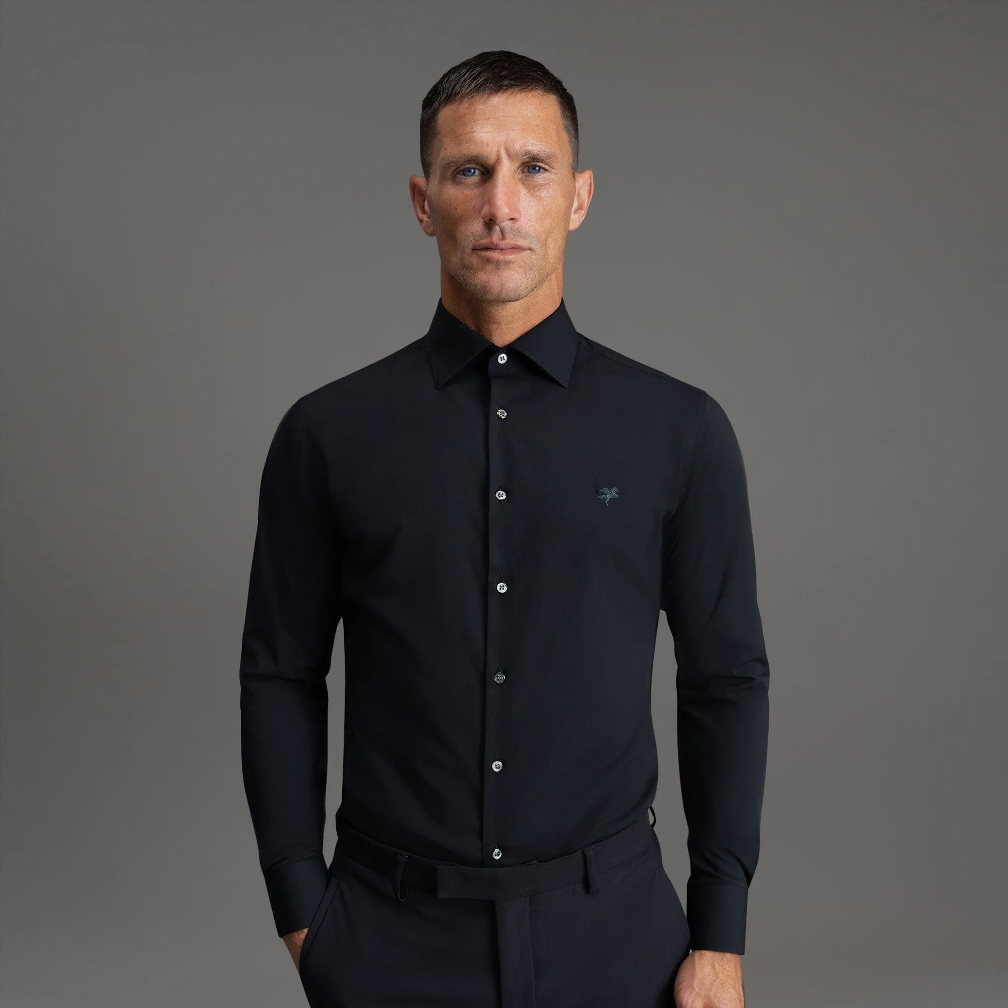 BreezeTech Spread Shirt Checkered Style Athleisure Wear