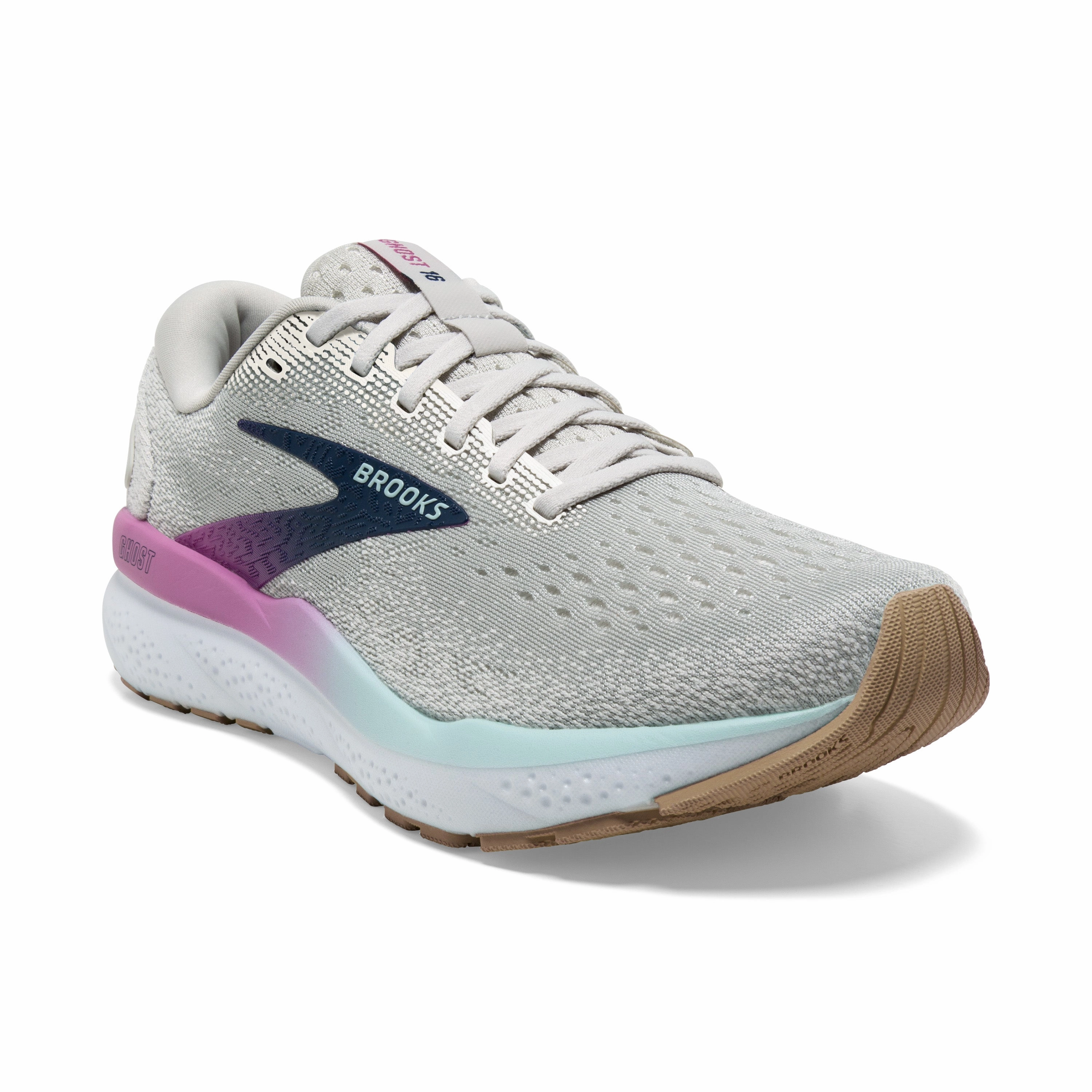 BROOKS GHOST V16 WOMEN'S Unidirectional Flex Lines Back Heel