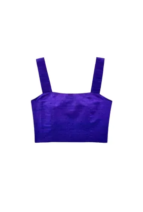 Everyday Fashion Buru x Kristin Kennedy Bella Bustier - Violet Silk