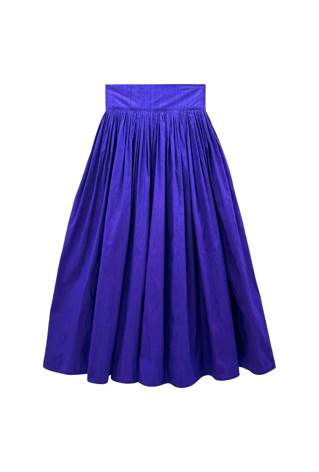 Buru x Kristin Kennedy The Marilyn Skirt - Violet Silk Reflective details
