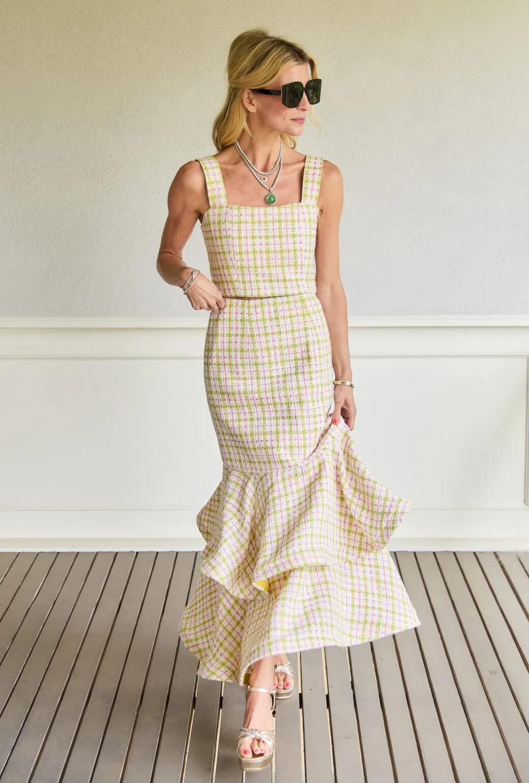 Reversible design All Purpose Fit Buru x Old Soul Etiquette The Trumpet Teagan - Spring Tweed