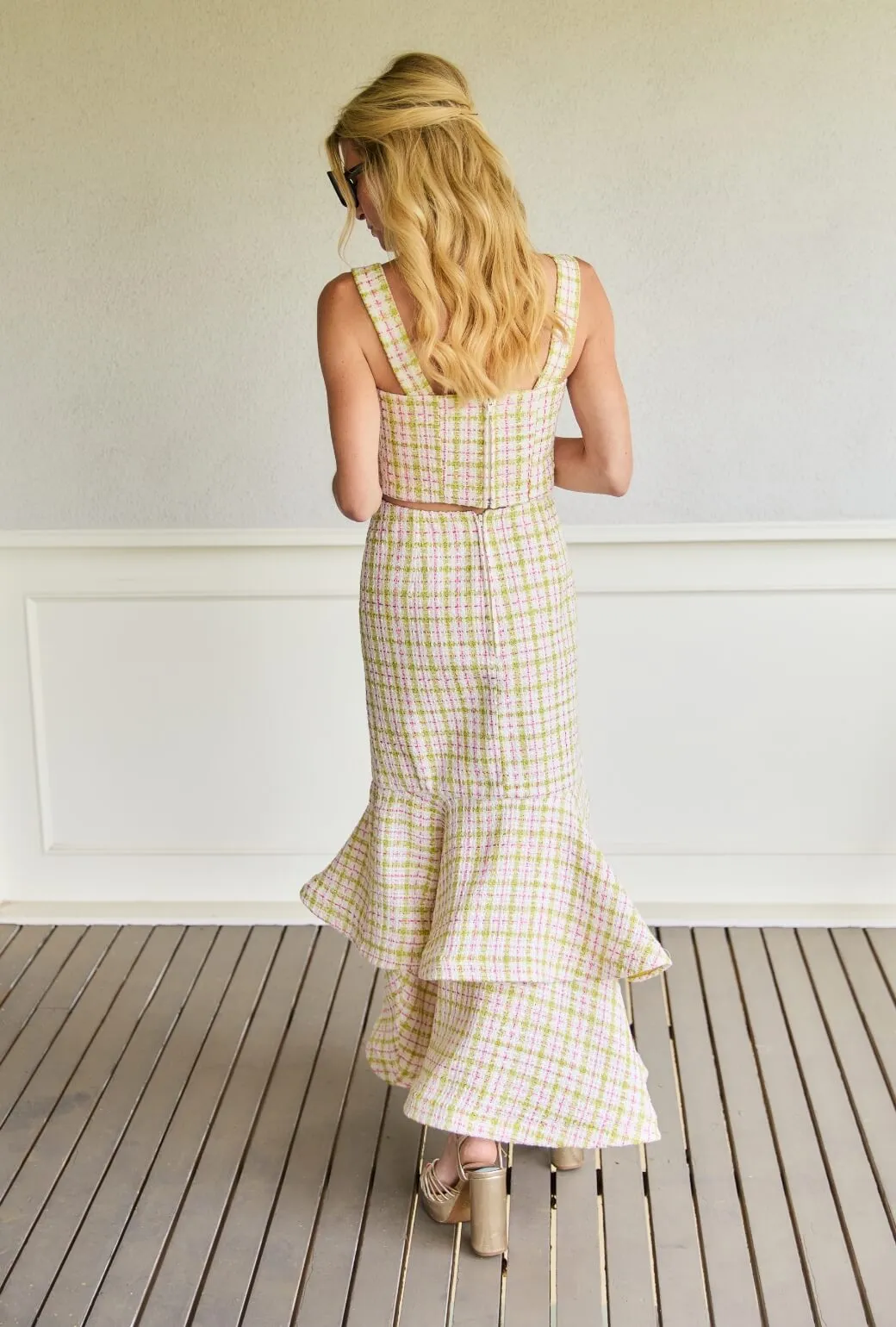 Durable Waistband Outdoor Use Buru x Old Soul Etiquette The Trumpet Teagan - Spring Tweed