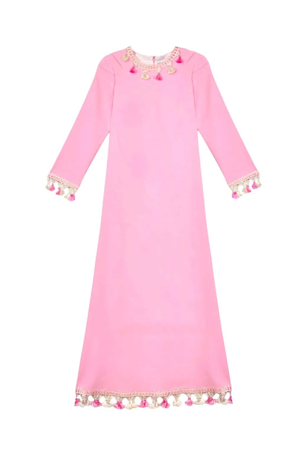 Buru x PBL Astor Gown - Pink Tassel Artistic Shape