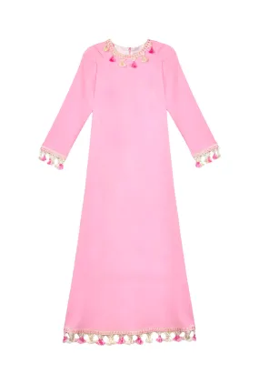 Buru x PBL Astor Gown - Pink Tassel Artistic Shape