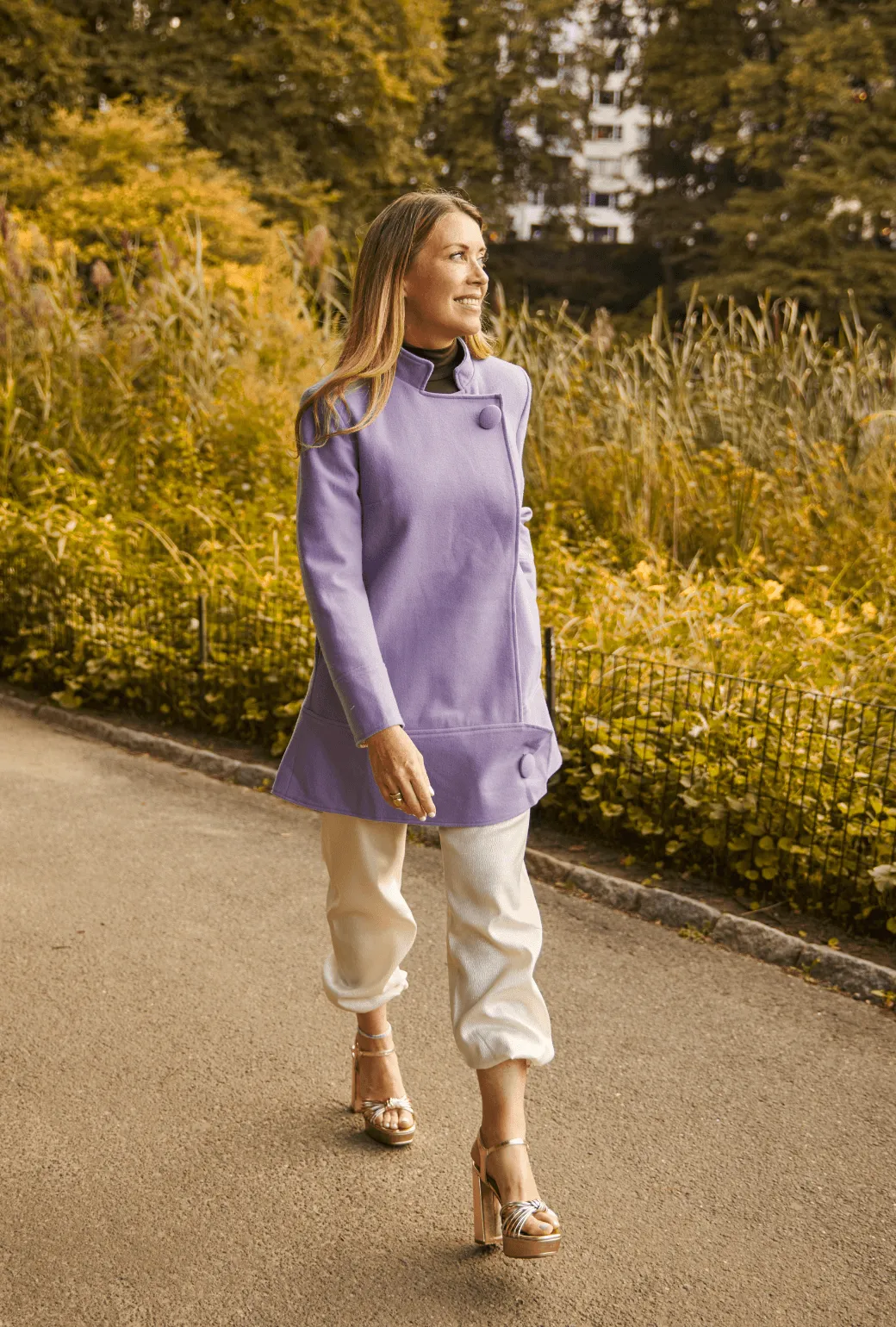 Trail To Town Buru x Tori Mellott Mod Coat - Brushed Lilac