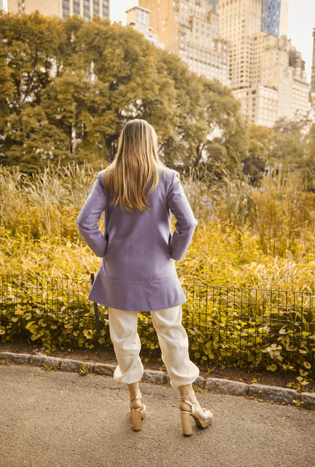 Buru x Tori Mellott Mod Coat - Brushed Lilac Low Bulk High Warmth