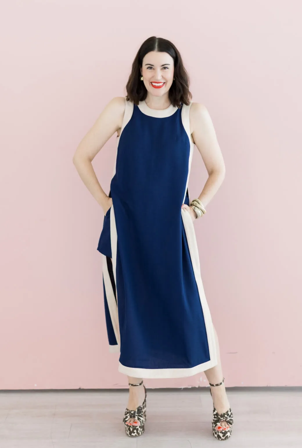 Art Soul Buru x Val Bermuda Set - Navy & Taupe