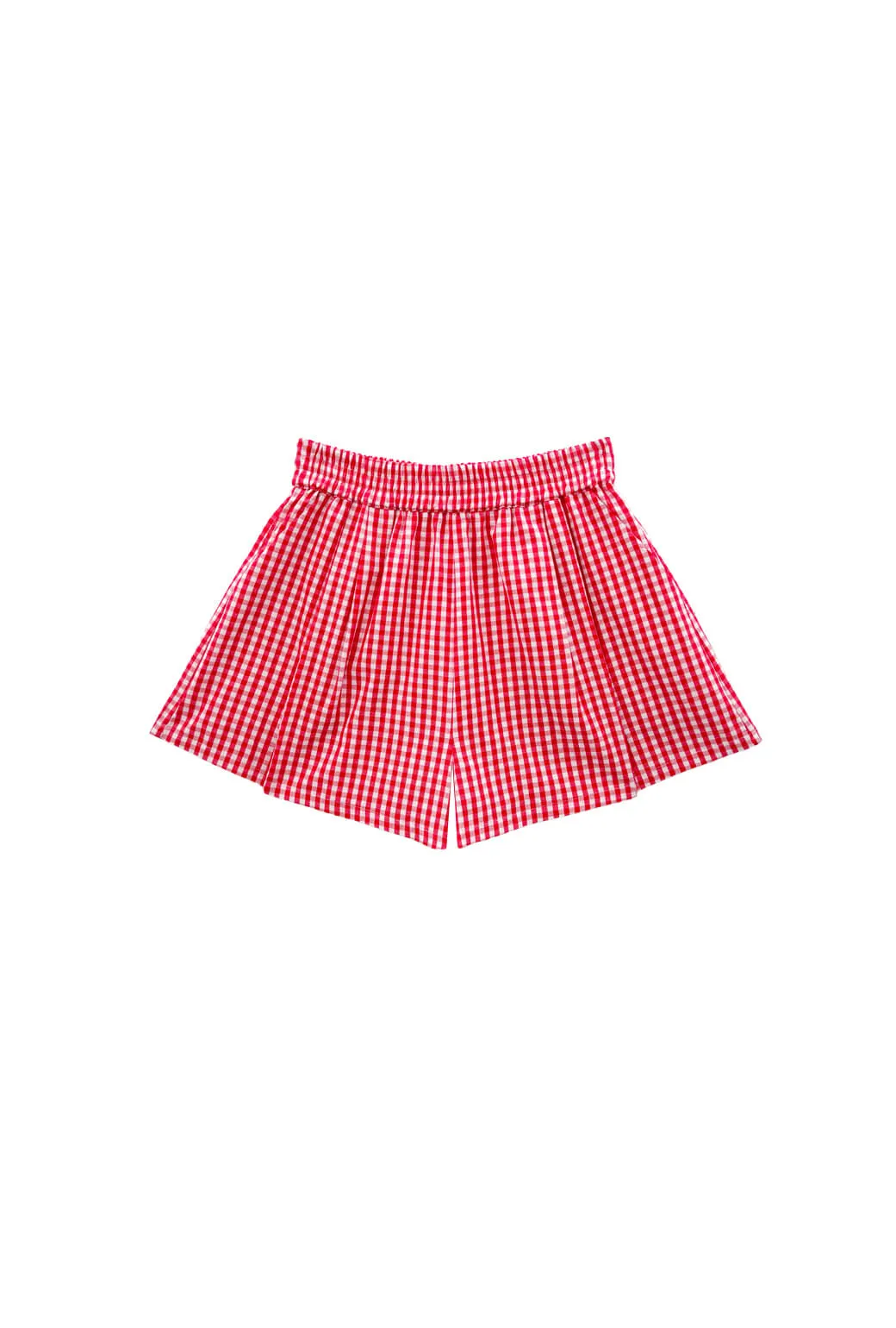 Soft Material Quick Access Zippers Buru x Val Everyday Shorts - Red Gingham