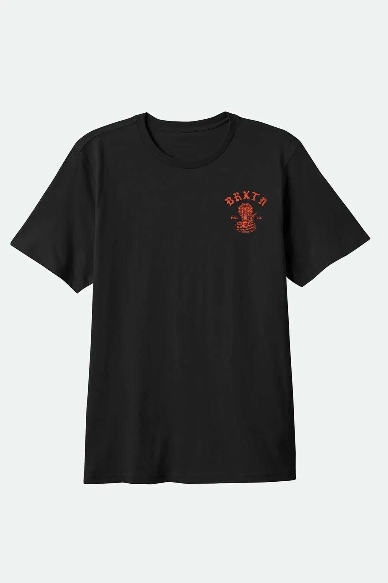 Ergonomic Pattern Design Darver Short Sleeve Standard Tee Black