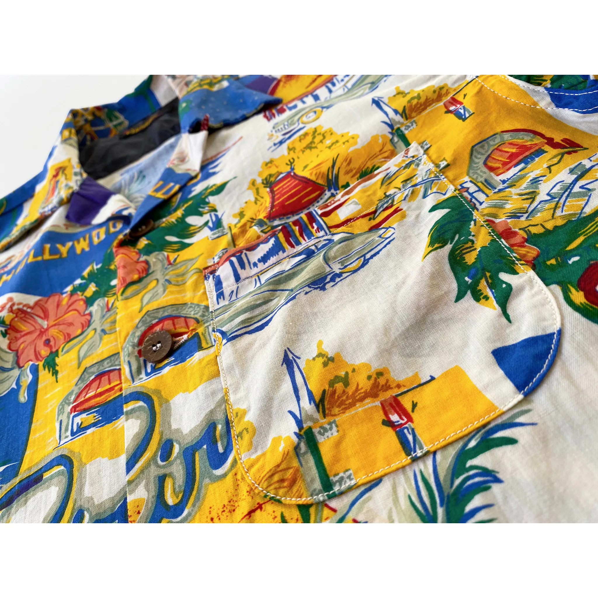 Business Meeting Earthy Hue Cabana Shirt Lot. 19