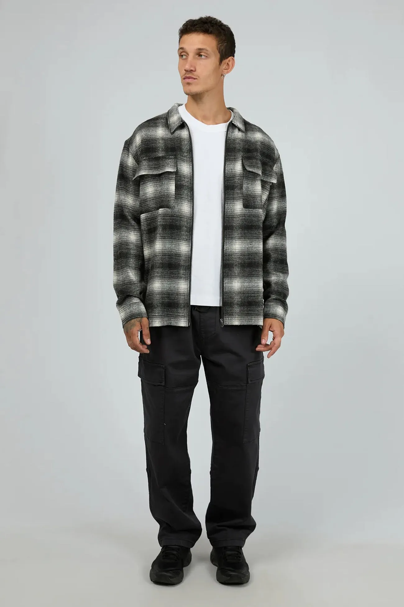 Cadence Shirt Black Breathable Mesh Back DurableDoubleLayeredHem