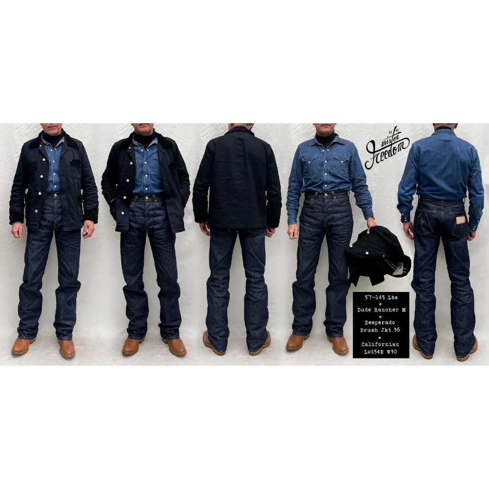 All Season Wear Durable Fit Californian Lot.54 Reissue - NOS Cone denim XUV