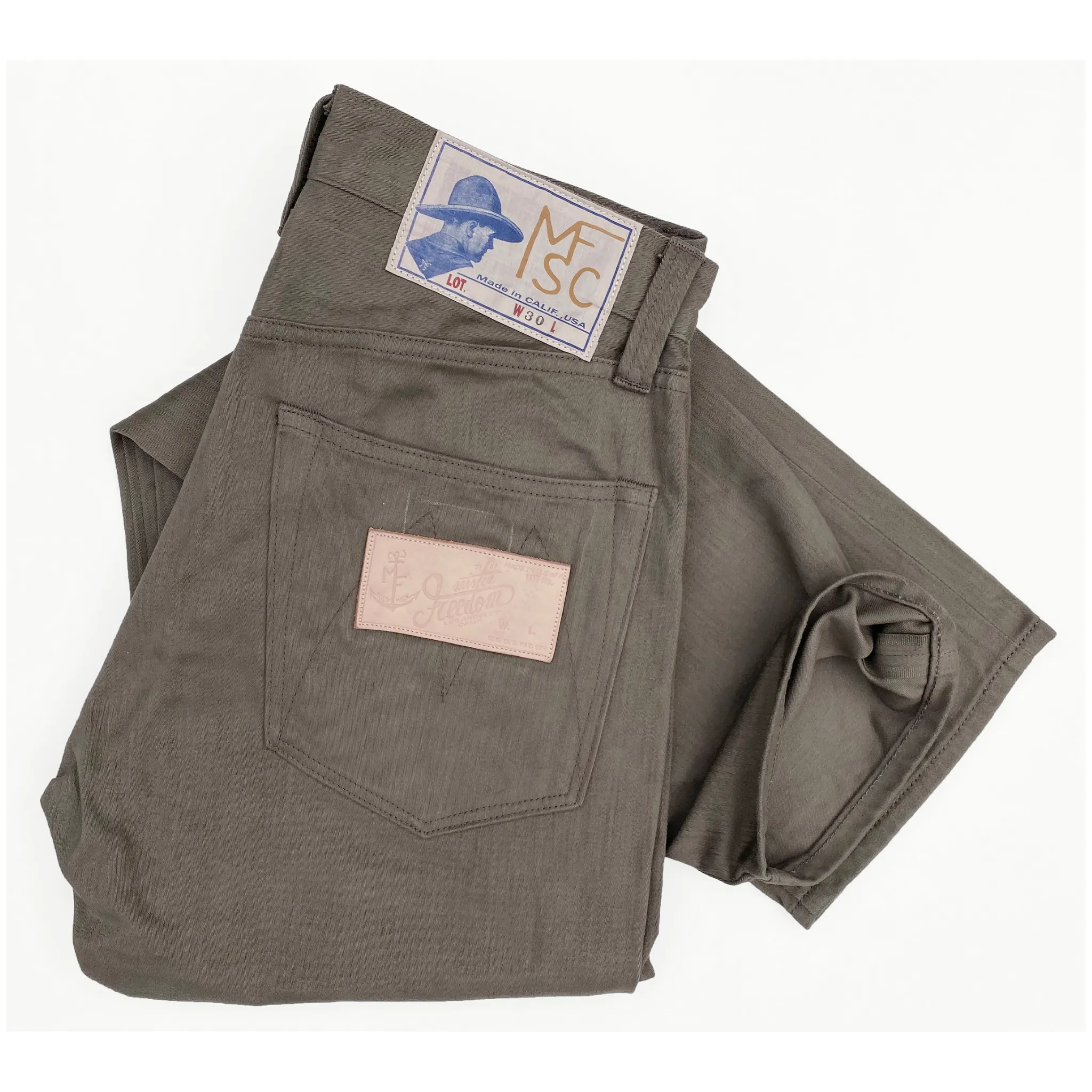 ErgonomicArticulatedDesign HypoallergenicFabric Californian Lot.64 - Mocha Sateen (Straight leg)