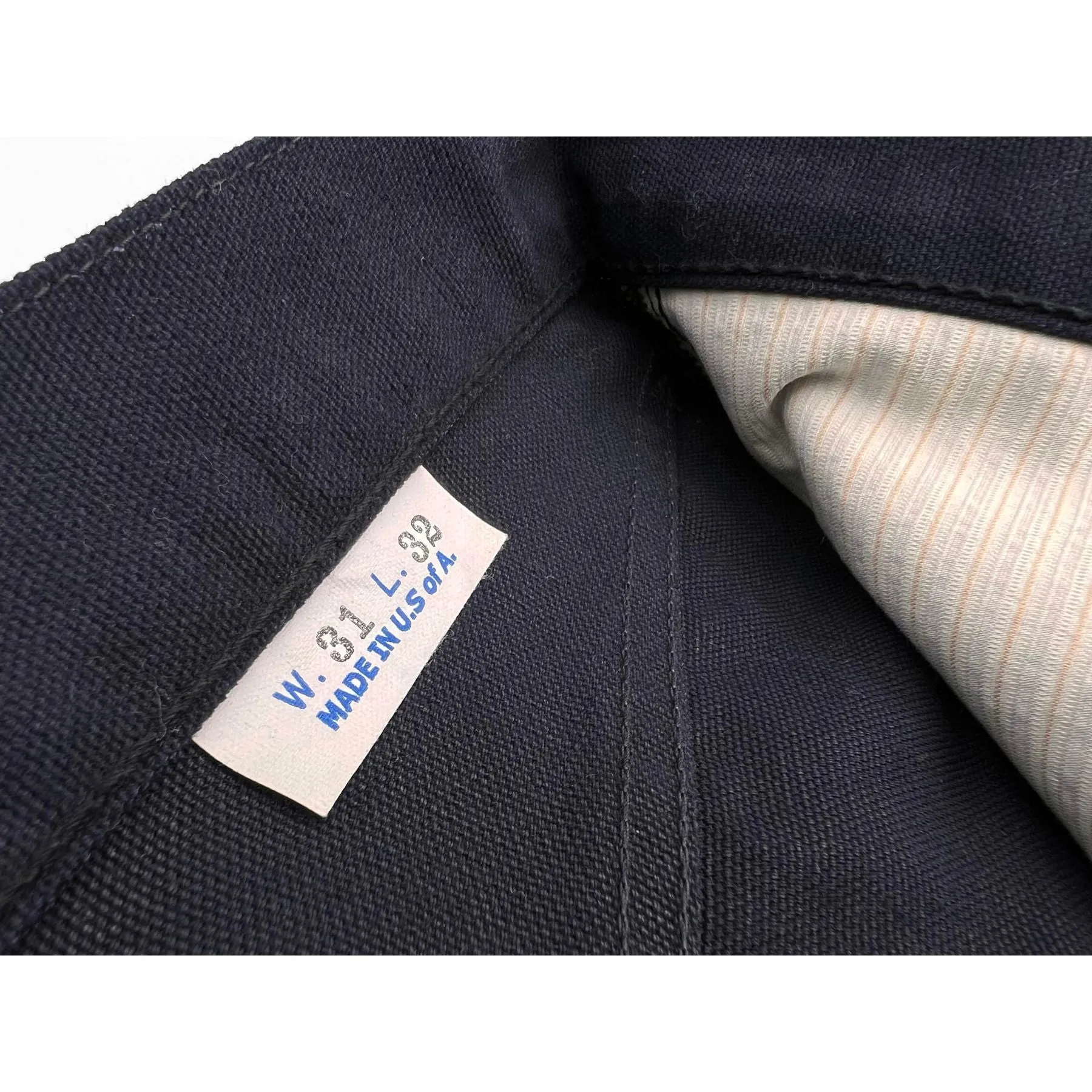 Eco Dye Process Core Basic Californian LOT64 - "Frontier Duck Canvas" - Dark Navy