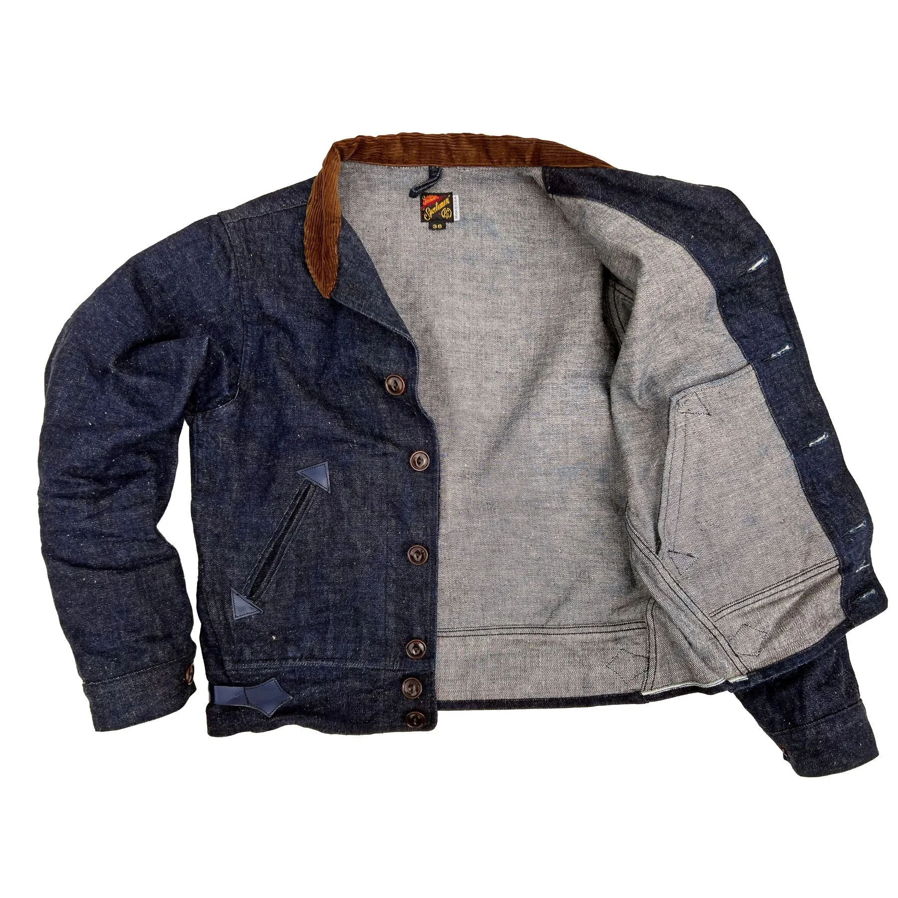 Velcro Fasten Campus Blouse - AWA-AI Denim