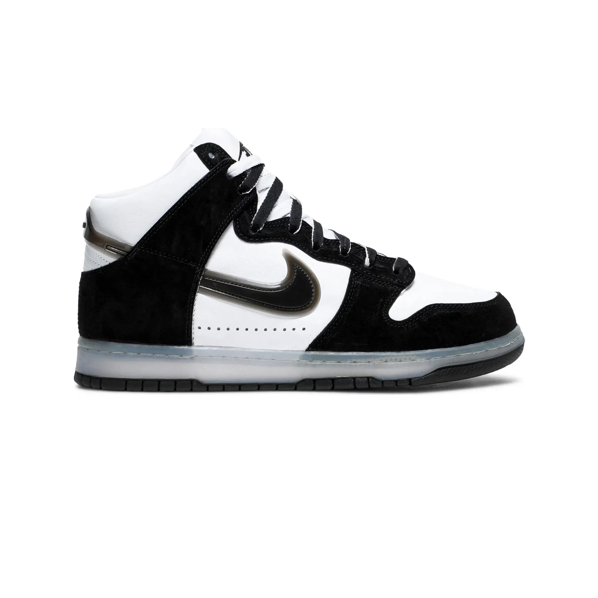 Dunk High Slam Jam 'White Black' Crisp Look