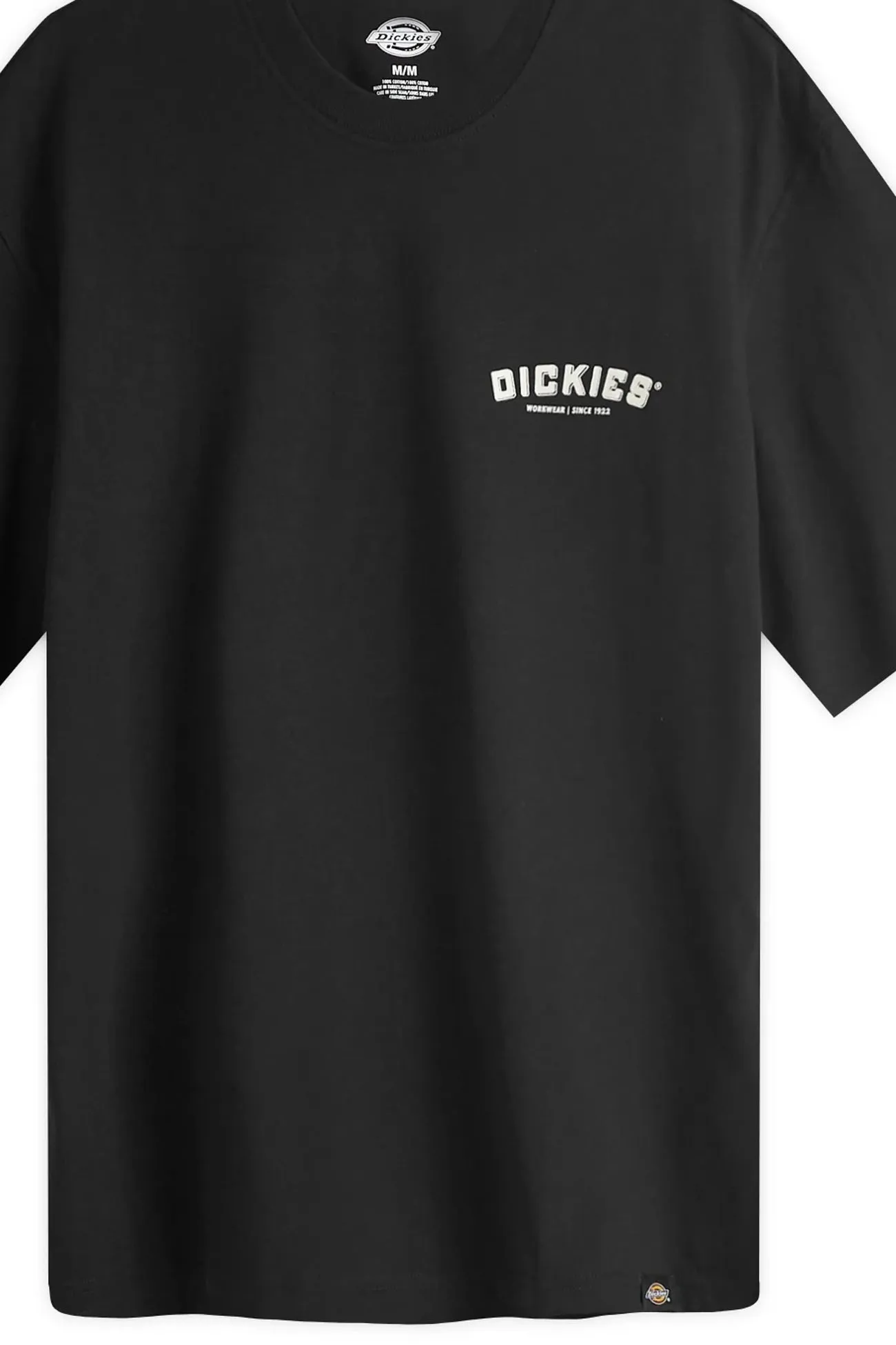 Move On Dickies Builder Short Sleeve Tee Black VNeckReinforcement