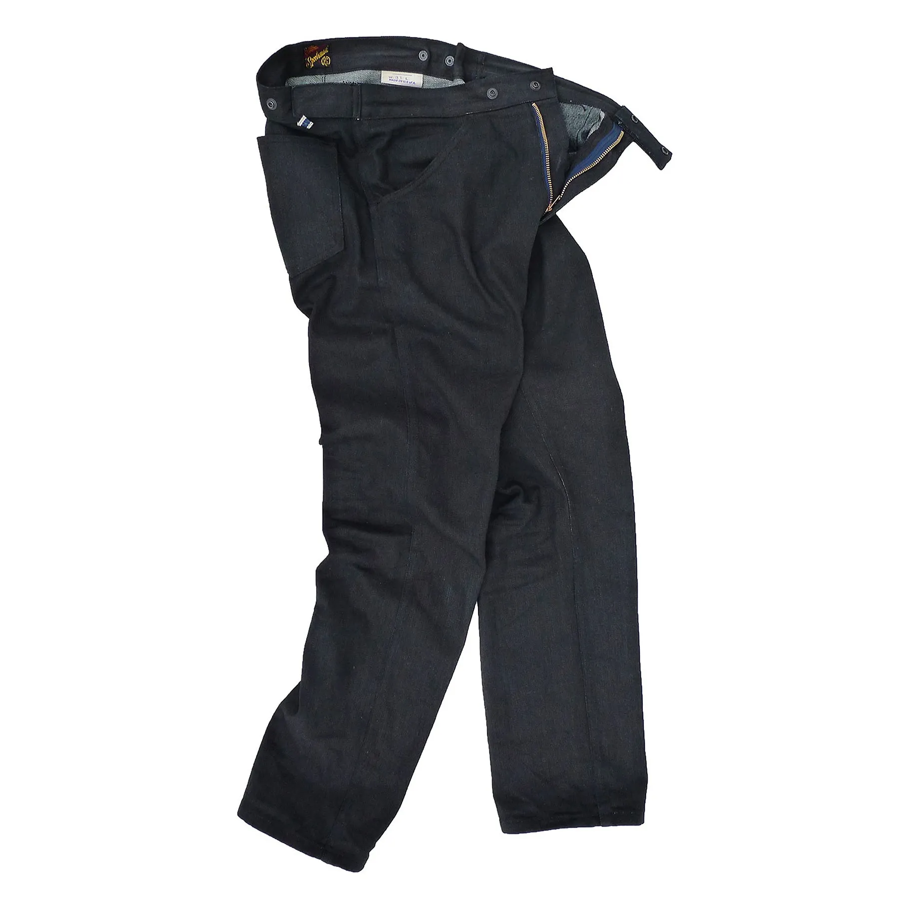 Odor Control Technology All-Purpose Wear Speedways - NOS Black Coated Denim - Warehouse
