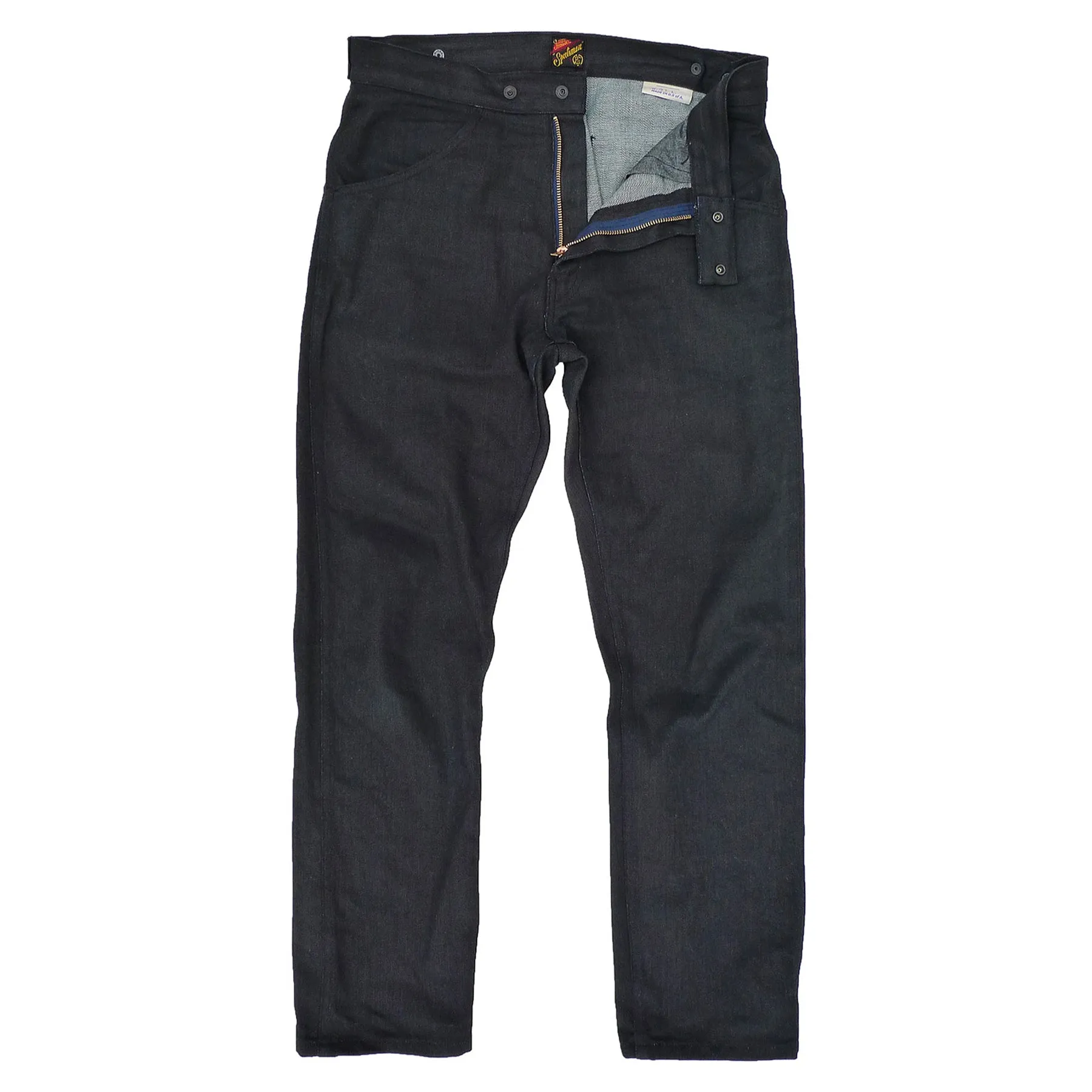 Speedways - NOS Black Coated Denim - Warehouse Movement Ready
