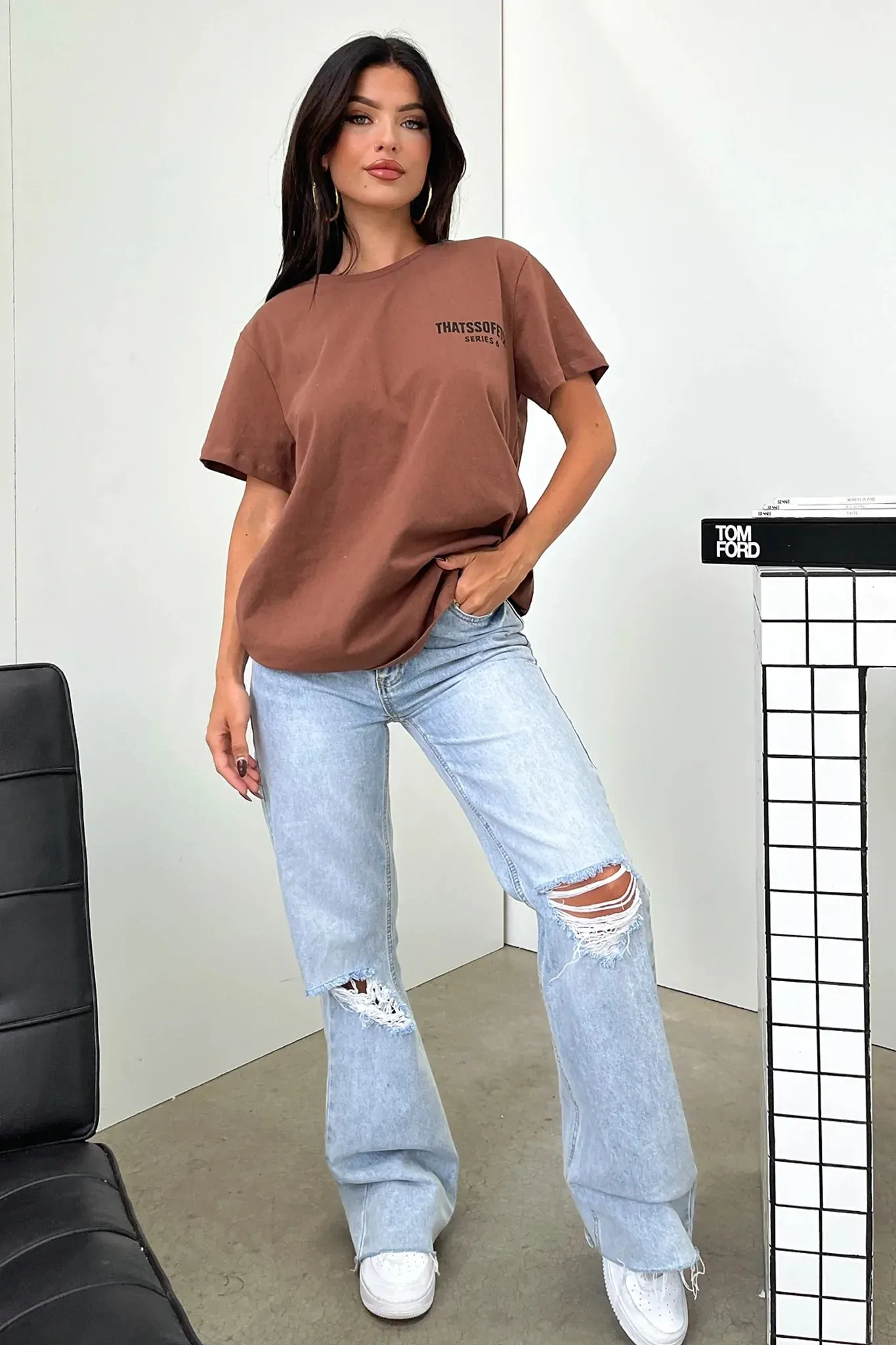 Series 6 Tee - Brown UV protected