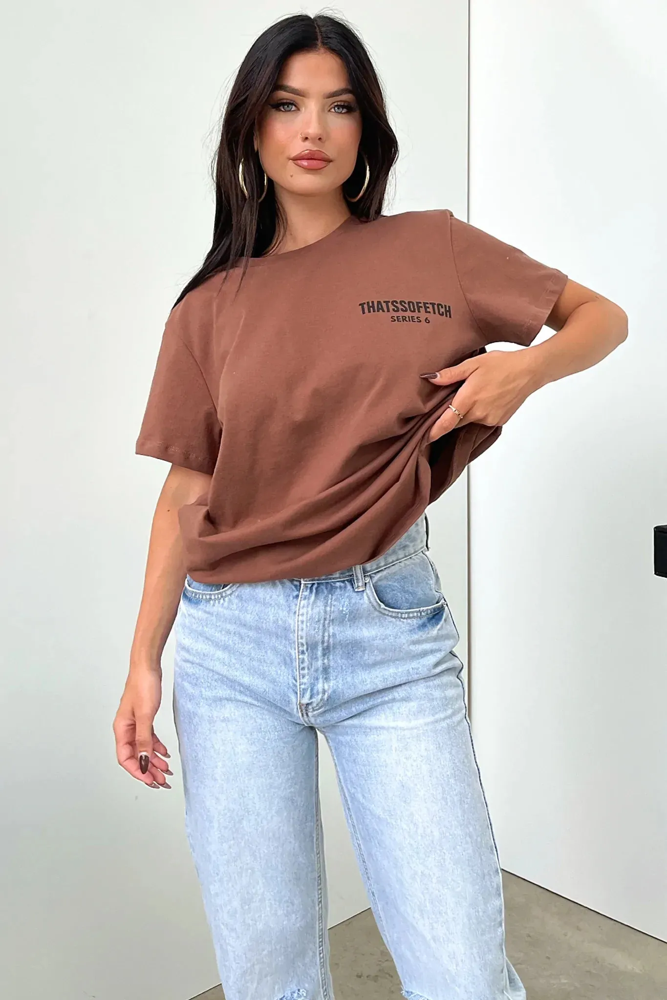Series 6 Tee - Brown UV Protection Fabric Summer Essential