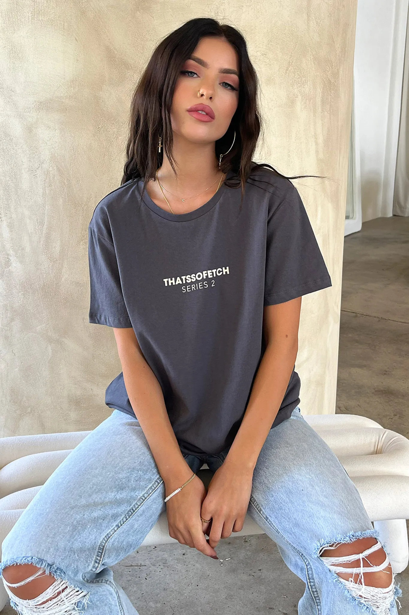 Series 2 Tee - Charcoal informal gathering Perfect for Workouts