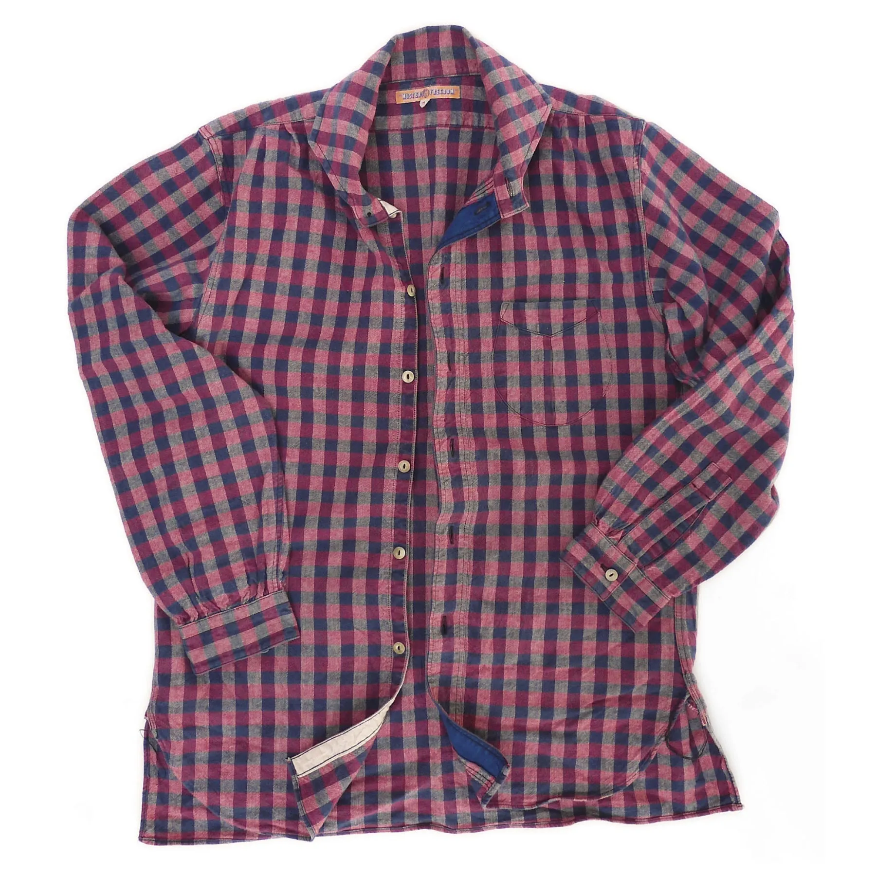 Beach Wear Standalone Option Ranchero Shirt - Woven Plaid - Warehouse