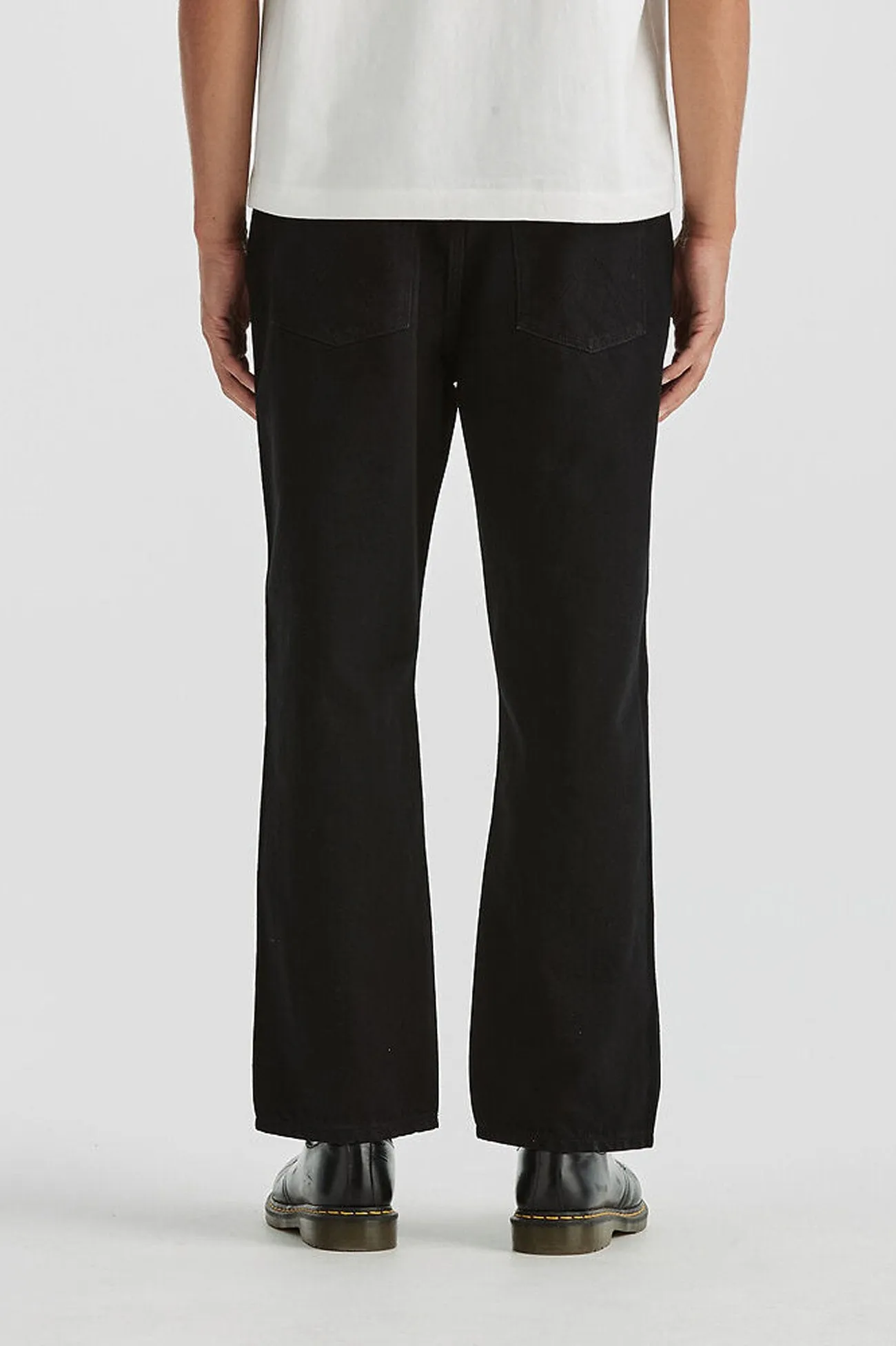 Layered Comfort Fashion Comfort Wear Slacker Jean Steele Black