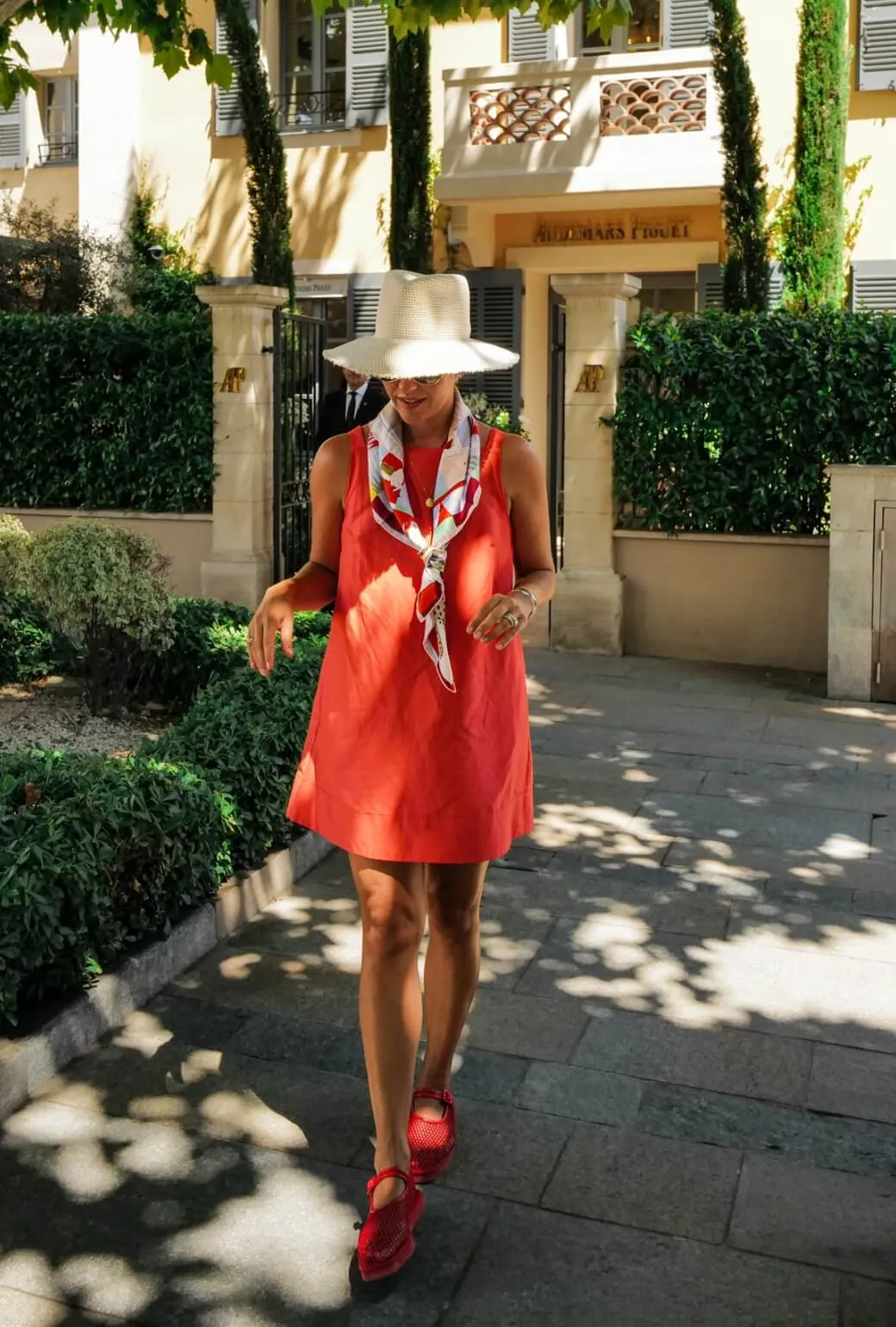 Elegant Flow Buru x Megan Stokes The Megan MINI Dress - Coral Twill