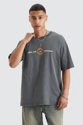 Compression Fit Technology QuickDry Centennial Relaxed Box Fit Tee Pigment Asphalt