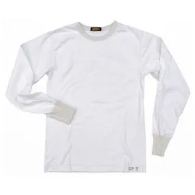 Non Chafing Edges Athletic Look Crew Chief T-shirt - White