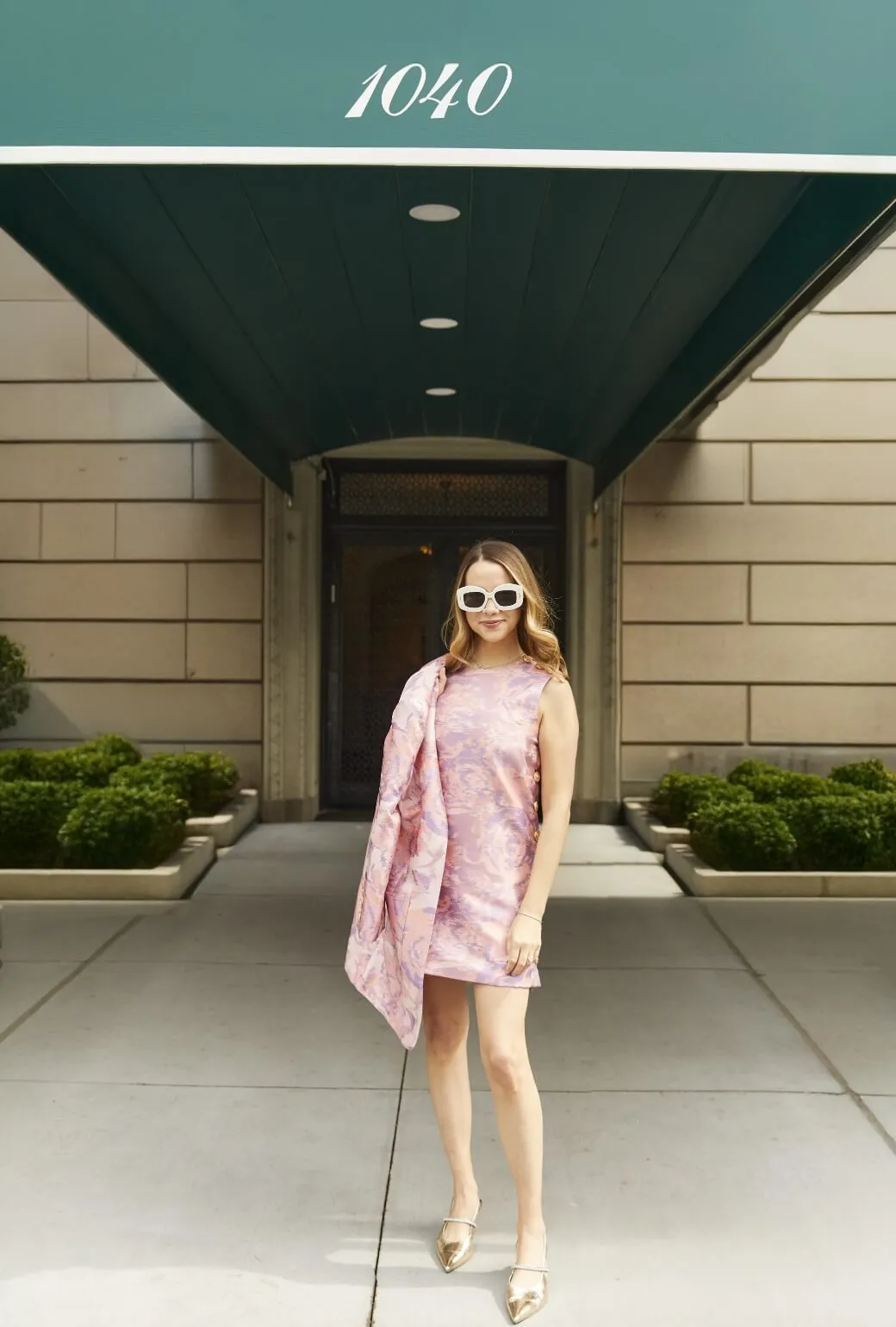 Buru x Old Soul Etiquette Jackie Dress - Lilac Abstract Flamestitch Polished Appearance