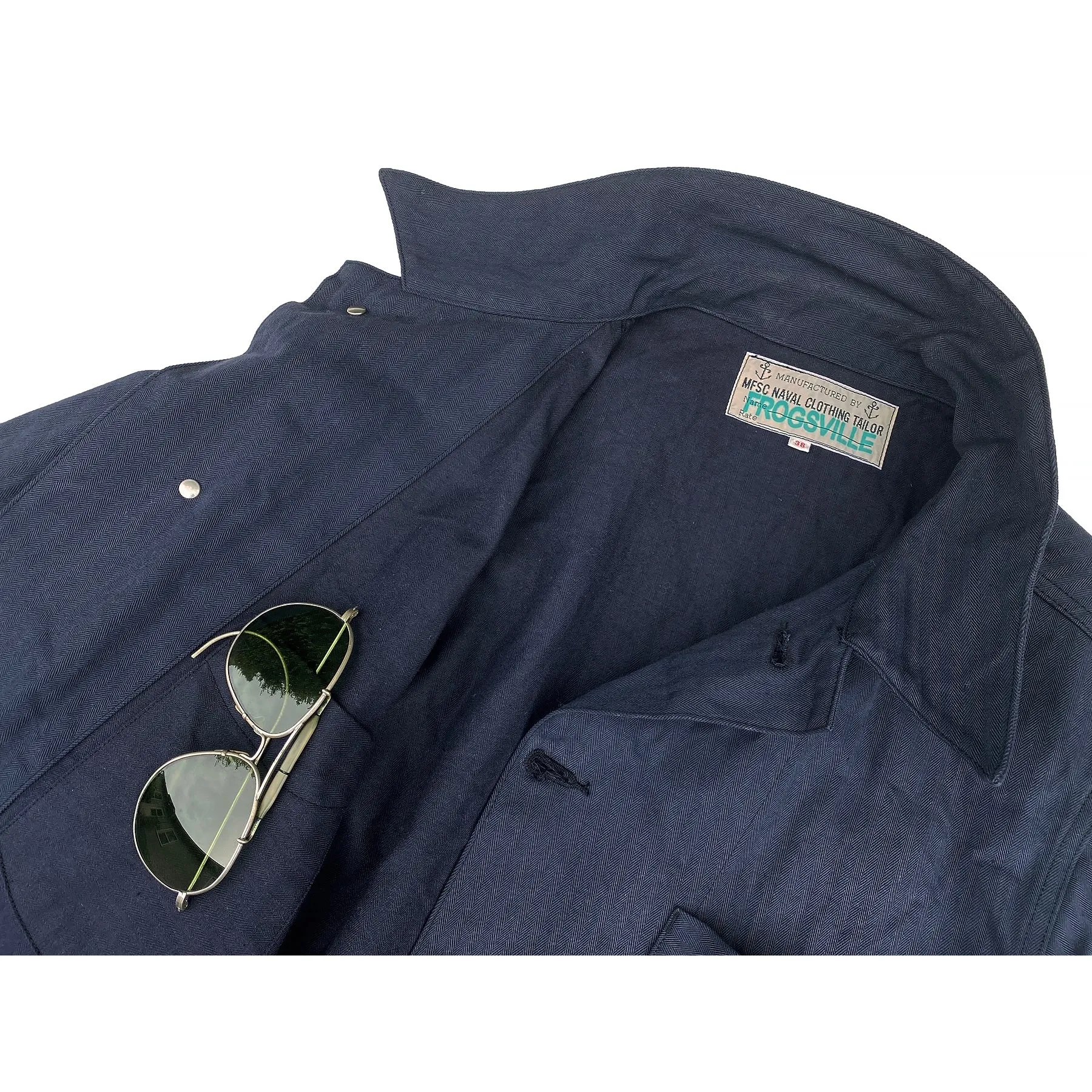 Frogman Jacket - Navy HBT EcoFriendly Dye