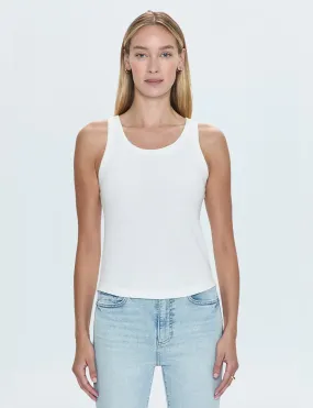 Mid range Christy Tank Top, Le Blanc