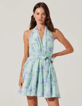 Clare Dress, Mint Tie Dye Summer Ease Simple Shape