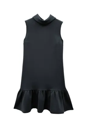 Daywear Mood Luxurious Texture The Birdie Dress - Black