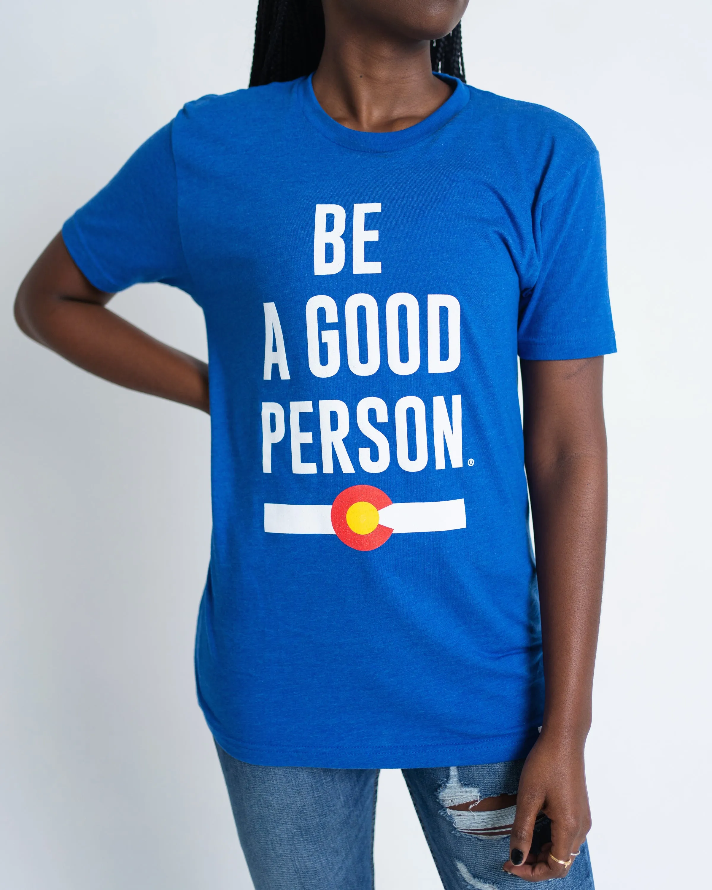 Signature Colorado Hometown T-Shirt - Blue Anti Pilling