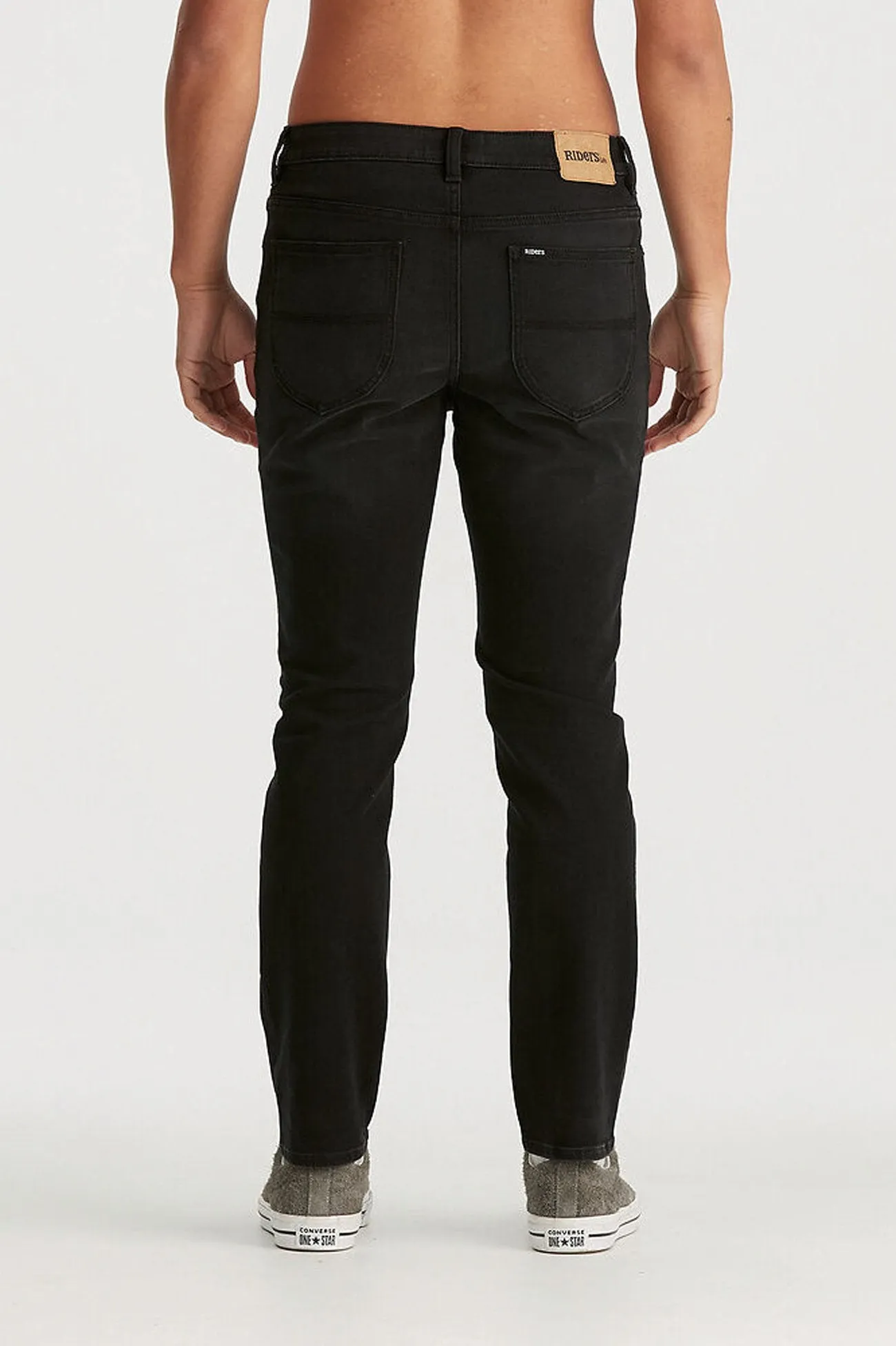 Lounge-friendly Smooth zipper closure R3 Slim Straight Jean Custom Worn