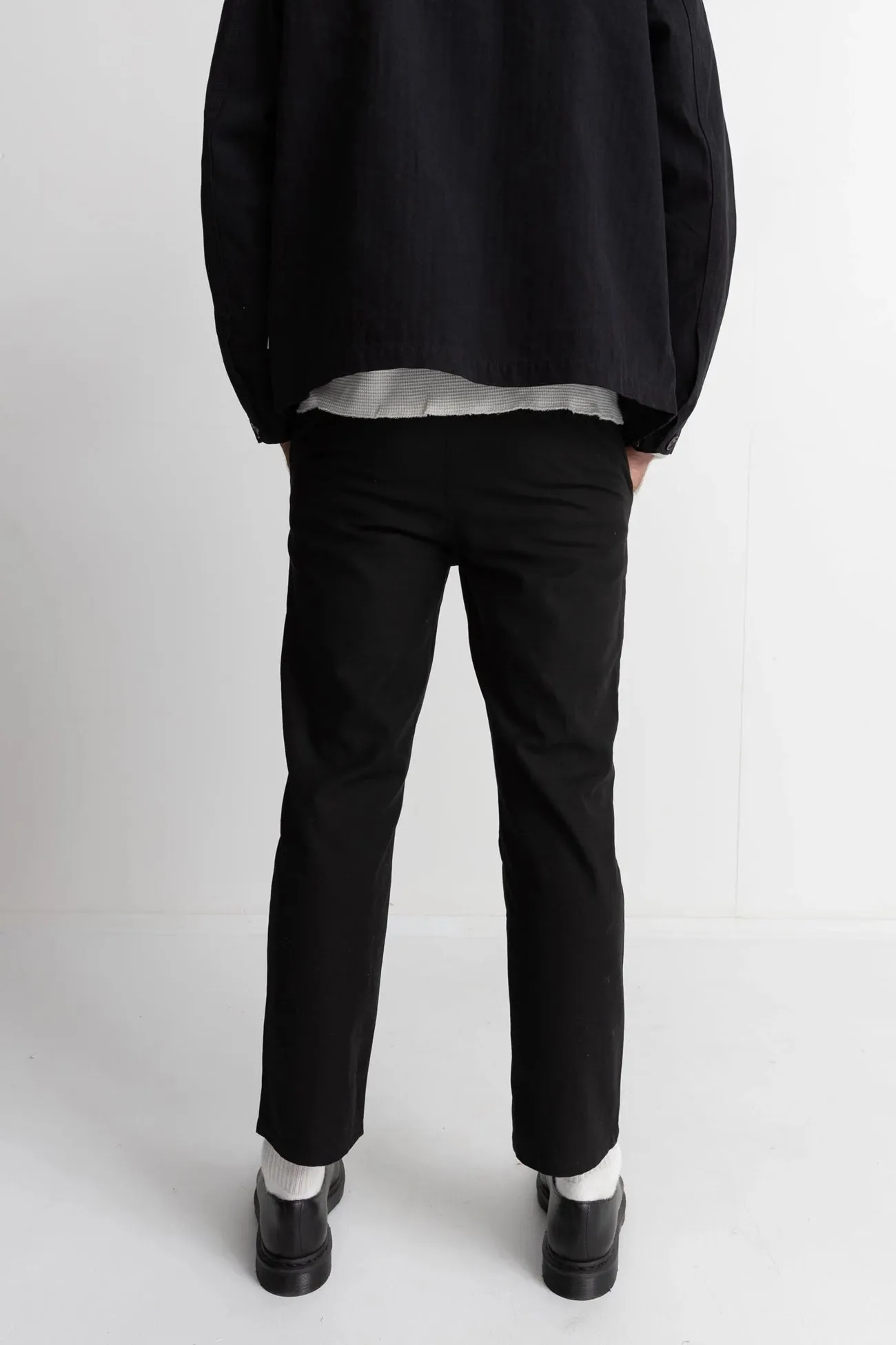 Classic Fatigue Pant Vintage Black Casual Wearable